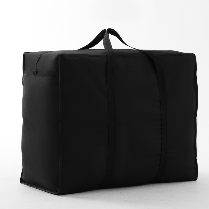 Сумка хозяйственная на молнии, цвет чёрный Сумка хозяйственная на молнии, цвет чёрный