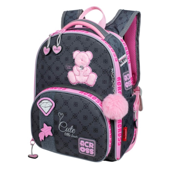 Рюкзак школьный 37 х 28 х 12 см, эргономичная спинка, Across 194 Рюкзак школьный 37 х 28 х 12 см, эргономичная спинка, Across 194