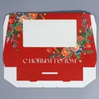 Коробка складная «Зимние фрукты», 20 х 12 х 4 см