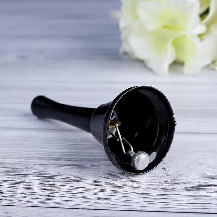 Колокольчик металлический, звонок настольный  Колокольчик металлический, звонок настольный "Funk", 12.5 х 5 см,  микс