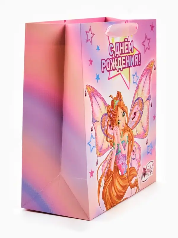Пакет подарочный детский Winx, ML 23&times;27&times;11.5, см