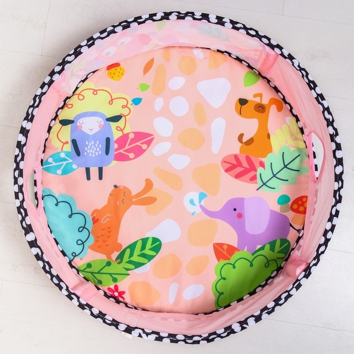 Развивающий коврик «Совушка», бортик, с дугами, подушка, 30 цв. шаров, р - р 90х55х0,5 см. Развивающий коврик «Совушка», бортик, с дугами, подушка, 30 цв. шаров, р - р 90х55х0,5 см.