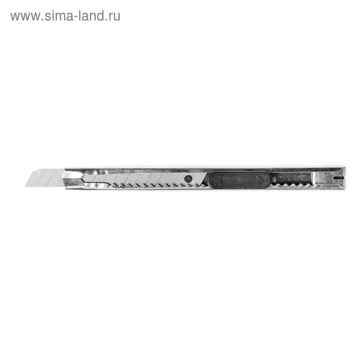 Нож универсальный ЛОМ, металлический корпус, 9 мм