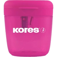 Точилка Kores DEPOSITO 1X одно отверстие, цвета в ассортименте 35809