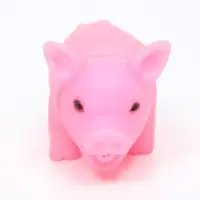 Игрушка пищащая &laquo;Маленький поросёнок&raquo; для собак, 9 см, бледно-розовая