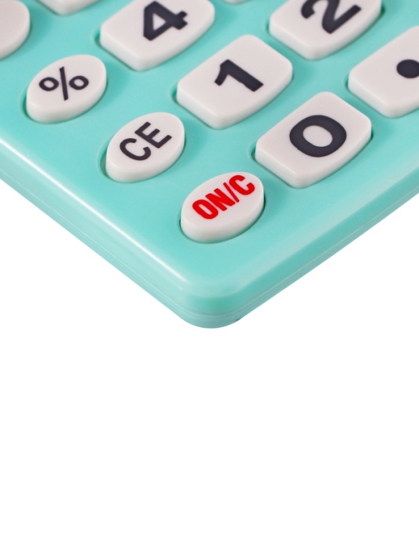 Калькулятор настольный 08-разрядный, зеленый Калькулятор настольный 08-разрядный, зеленый