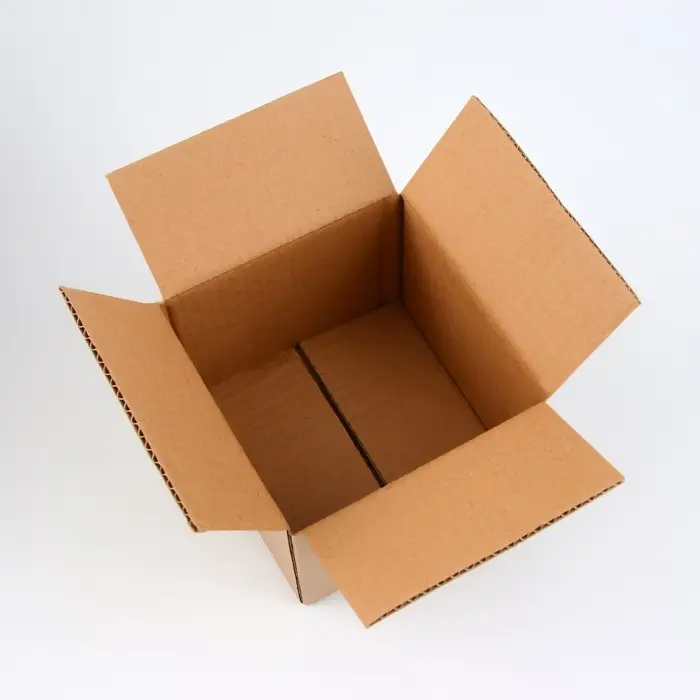 Коробка складная, бурая, 15×15×12 см Коробка складная, бурая, 15×15×12 см