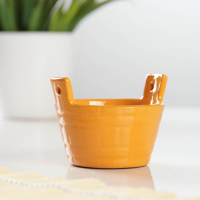 Солонка  Солонка "Ушат" 0,05л / 6х5см, стандарт микс