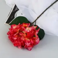 Цветы искусственные &laquo;Гортензия элит&raquo;, h=50 см, d=16 см, красные