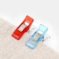 Зажимы для шитья и кроя/прищепки для шитья 1*2,7см (наб 20шт цена за наб) разноцвет
