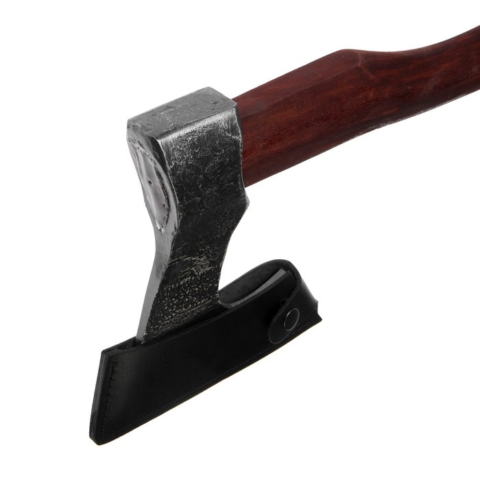 Топор охотничий кованый ТУНДРА ПРОФИ, топорище высшего сорта Топор охотничий кованый ТУНДРА ПРОФИ, топорище высшего сорта "дуб" воск, с чехлом, 1200 г