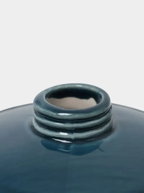 Аксессуары для ванной &laquo;Минимал&raquo;, 2 предмета: дозатор для мыла 350 мл, стакан 350 мл, синие