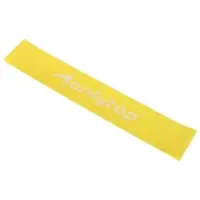 Фитнес-резинка ONLYTOP, 30&times;5&times;0.07 см, нагрузка 5 кг, цвет жёлтый