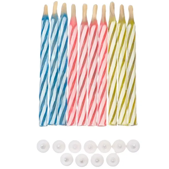 Свечи для торта незадуваемые, 10 шт., Тачки Свечи для торта незадуваемые, 10 шт., Тачки