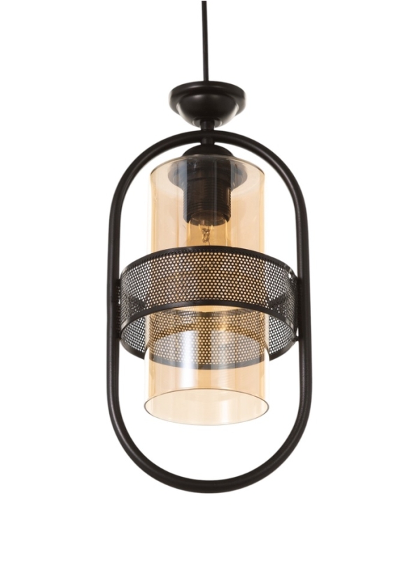 Светильник "Линда" 1х40Вт Е27 черный 15х15х31(+100)см