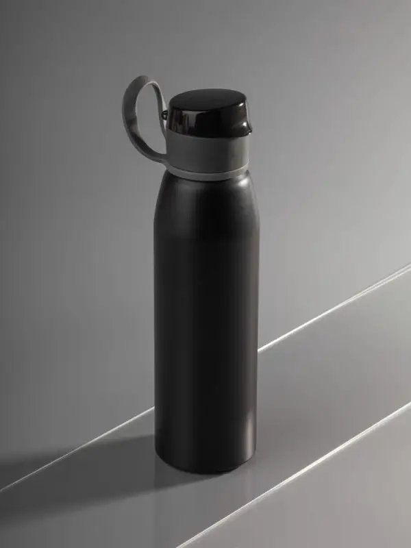 Бутылка для воды Billy Gym, матовая черная Бутылка для воды Billy Gym, матовая черная