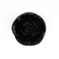 Ручка кнопка ТУНДРА Rose 01, черная