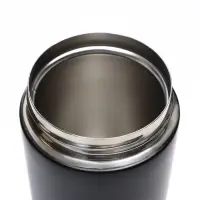 Термокружка Мастер К Style. Coffee, 380 мл, сохраняет тепло 8 ч, с ситечком, нержавеющая сталь, чёрная