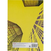 Папка для черчения Комус Класс А4,10л,180гр/м2 Urban Yellow