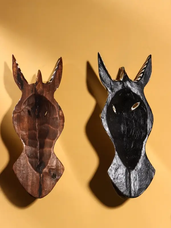 Маска «Зебра», 30 см, албезия, МИКС