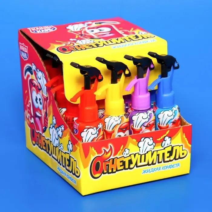 Жидкая конфета-спрей «Огнетушитель», ассорти, 30 мл Жидкая конфета-спрей «Огнетушитель», ассорти, 30 мл