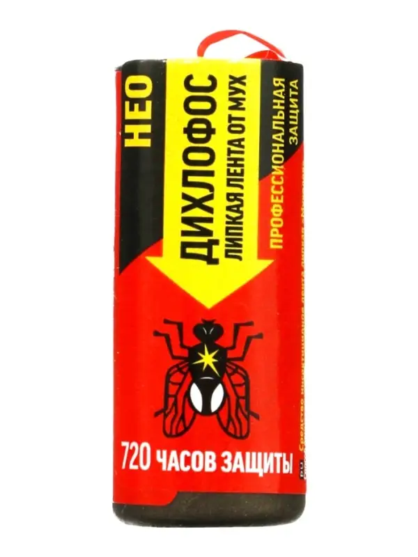 Липкая лента от мух &laquo;Дихлофос НЕО&raquo;, набор 4 шт.