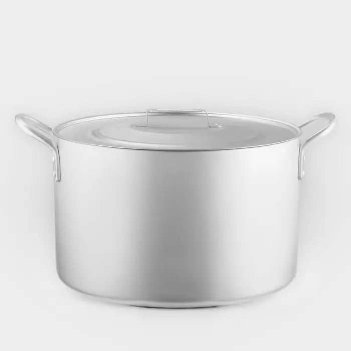 Котёл, 30 л, d=40 см, с крышкой, алюминий, серебристая