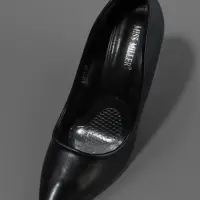 Полустельки для обуви, с протектором, силиконовые, 8.5&times;6.7 см, пара, прозрачные