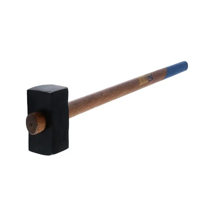 Кувалда кованая ТУНДРА, удлиненная деревянная рукоятка, 5 кг