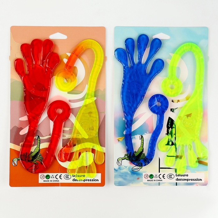 Липучка «Рука», набор 2 штуки, МИКС Липучка «Рука», набор 2 штуки, МИКС