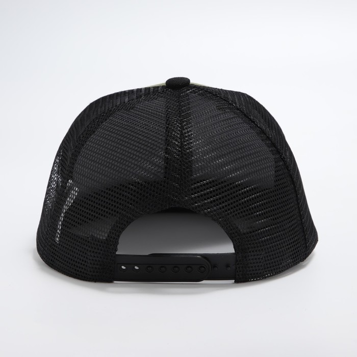 Кепка мужская с прямым козырьком Overhat, цвет зелёный, сетка, р-р 56