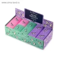 Ластик HappyGraphix Pastel, прямоугольный, мягкий, МИКС