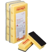 Губки для посуды Vileda Professional черный абраз. желт 102565 7х15 10шт/уп