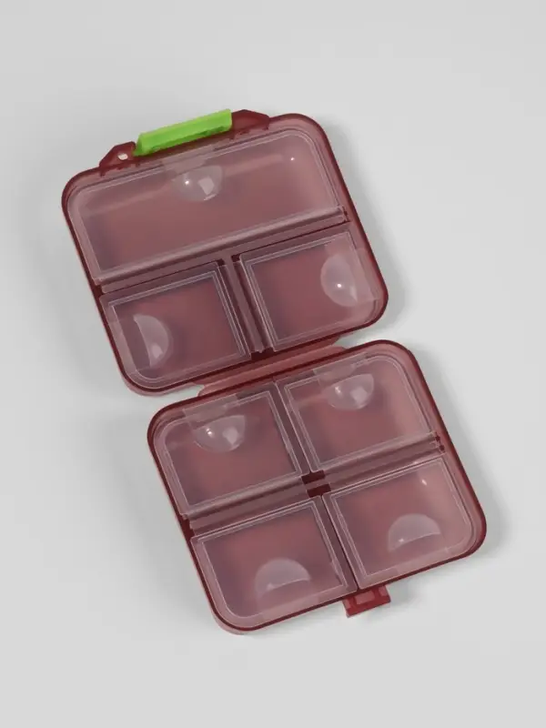 Таблетница &laquo;Трансформер&raquo;, 7.5&times;6.5&times;3.5 см, 7 секций, МИКС