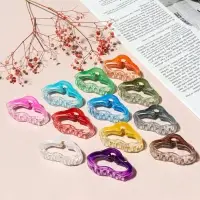 Крабик для волос &laquo;Альба&raquo;, овал колор, 7 см, МИКС