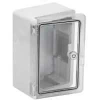 Корпус пластиковый ЩМПп 300х200х130мм прозрачная  дверь УХЛ1 IP65