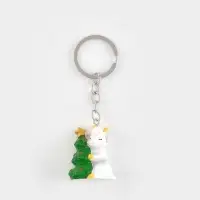Брелок для ключей &laquo;Козочка у ёлочки&raquo;, 3.5&times;3.5 см