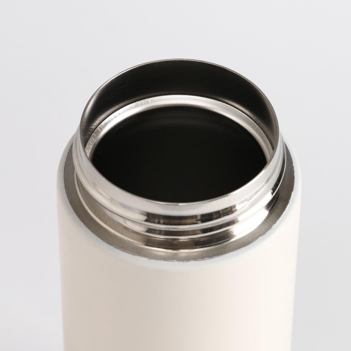 Термос для чая, кофе, 400 мл, Simple "Мастер К", сохраняет тепло 8 ч, 20.5 х 6.3 см, белый