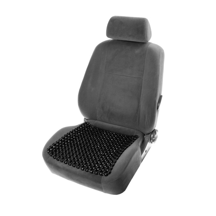 Накидка массажер TORSO на сиденье 42х42 см, дерево, черный Накидка массажер TORSO на сиденье 42х42 см, дерево, черный