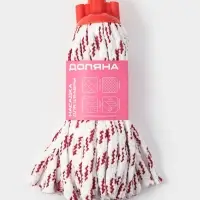 Насадка для швабры верёвочная Доляна, микрофибра, 30&times;7&times;6.5 см, цвет МИКС