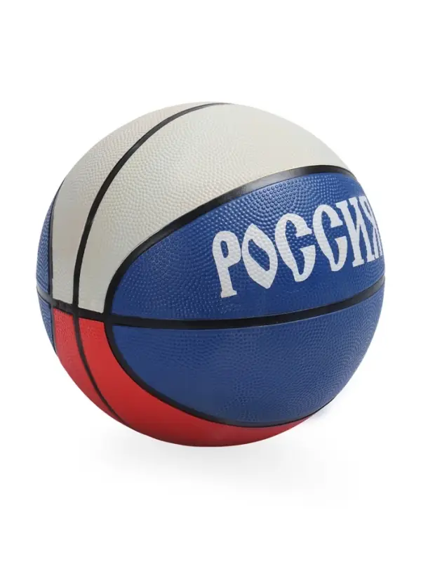Баскетбольный мяч ONLYTOP &laquo;Россия&raquo;, клееный, 8 панелей, р. 7, резина, резиновая камера