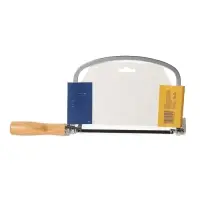 Лобзик ручной ТУНДРА, деревянная рукоятка, в комплекте пилки, 130 мм