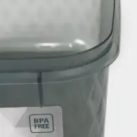 Контейнер для заморозки и хранения продуктов phibo &laquo;Кристалл&raquo;, 1.3 л, 18&times;12.5&times;8 см, пластик, черный
