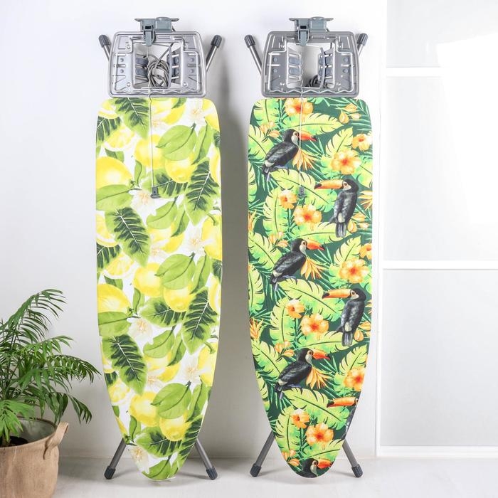 Доска гладильная Nika «Эльза де люкс», 124×40 см, металл, регулируемая высота до 93 см рисунок микс Доска гладильная Nika «Эльза де люкс», 124×40 см, металл, регулируемая высота до 93 см рисунок микс