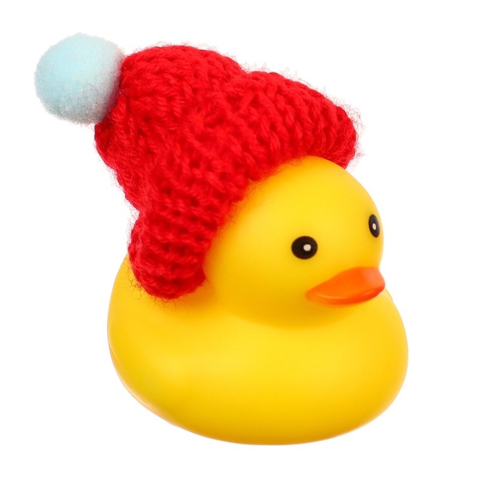 Набор резиновых игрушек для ванны «Уточки в шапке», 4 см, с пищалкой, 2 шт., Крошка Я Набор резиновых игрушек для ванны «Уточки в шапке», 4 см, с пищалкой, 2 шт., Крошка Я