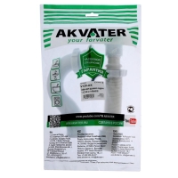 Сифон для душевого поддона Akvater, 1 1/2" х 40 мм, c гибкой трубой 40х40/50 мм