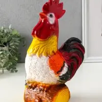 Копилка "Петух на бревне", 29,5х19х12,5 см Копилка "Петух на бревне", 29,5х19х12,5 см