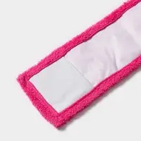 Насадка для плоской швабры &laquo;Доляна&raquo;, 40&times;10 см, микрофибра, 60 г, розовая