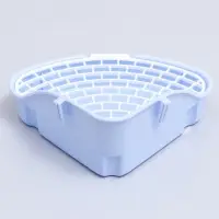 Туалет для кроликов и хорьков &laquo;Пижон&raquo;, 24&times;18&times;11 см, угловой, пластик, синий