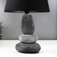 Лампа настольная 16446/1GR E14 40 вт серо-черный 22&times;22&times;34 см RISALUX